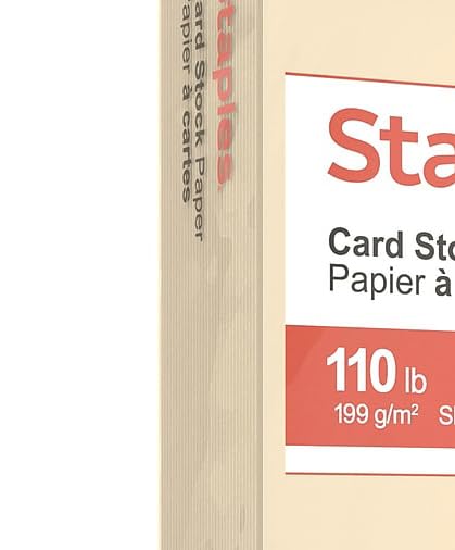 Staples Card Stock 49703, 8.5-Inch X 11-Inch, 250 Count – view 5