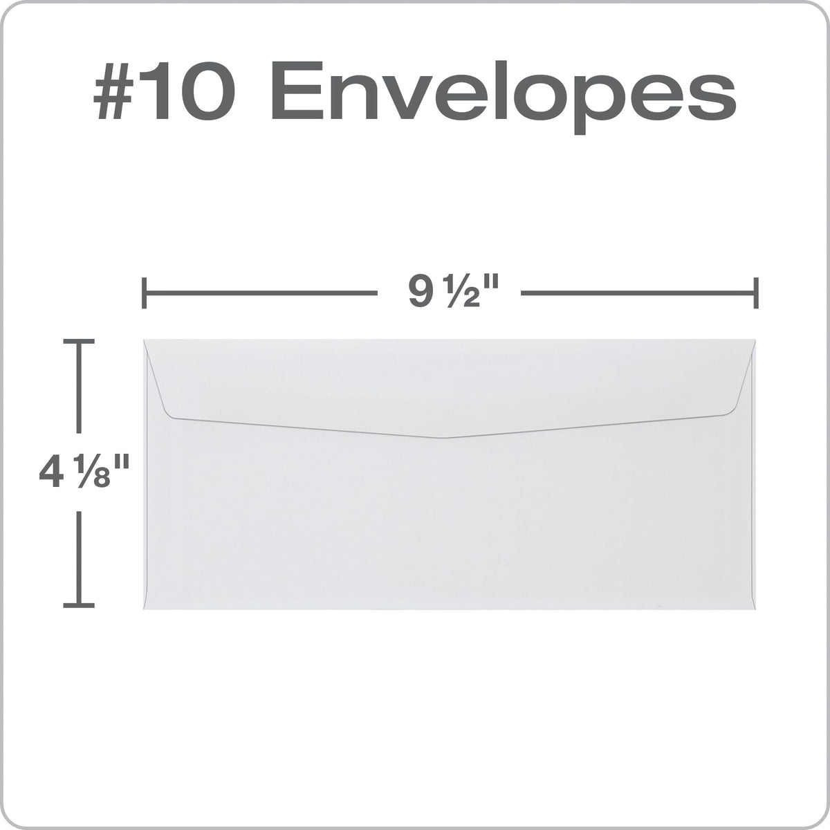 Quality Park Envelope QUA90020, 4-1/8 x 9-1/2, 500 Count – view 4