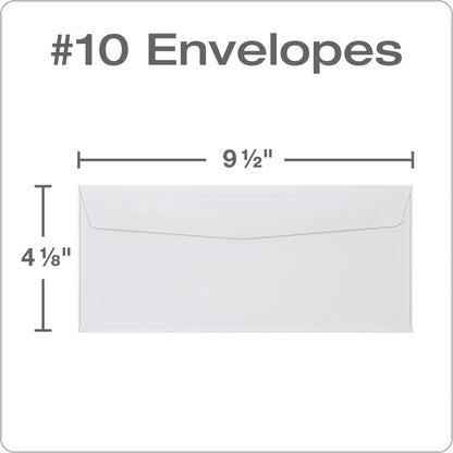 Quality Park Envelope QUA90020, 4-1/8 x 9-1/2, 500 Count – view 4