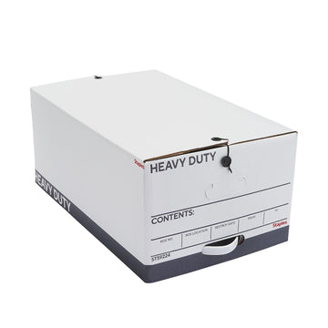 Staples Storage Box 2489104/2489103, Legal, 4 Count