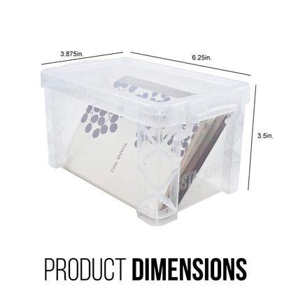 ADVANTUS Storage Box 40307, 3" x 5", 6 Count – view 3