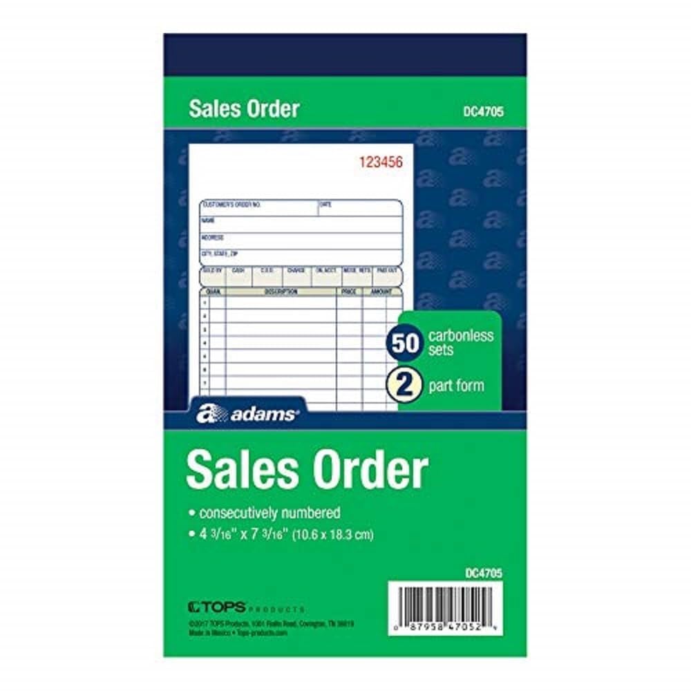 Adams Office Products DC4705-3, 3 Books, 150 Count