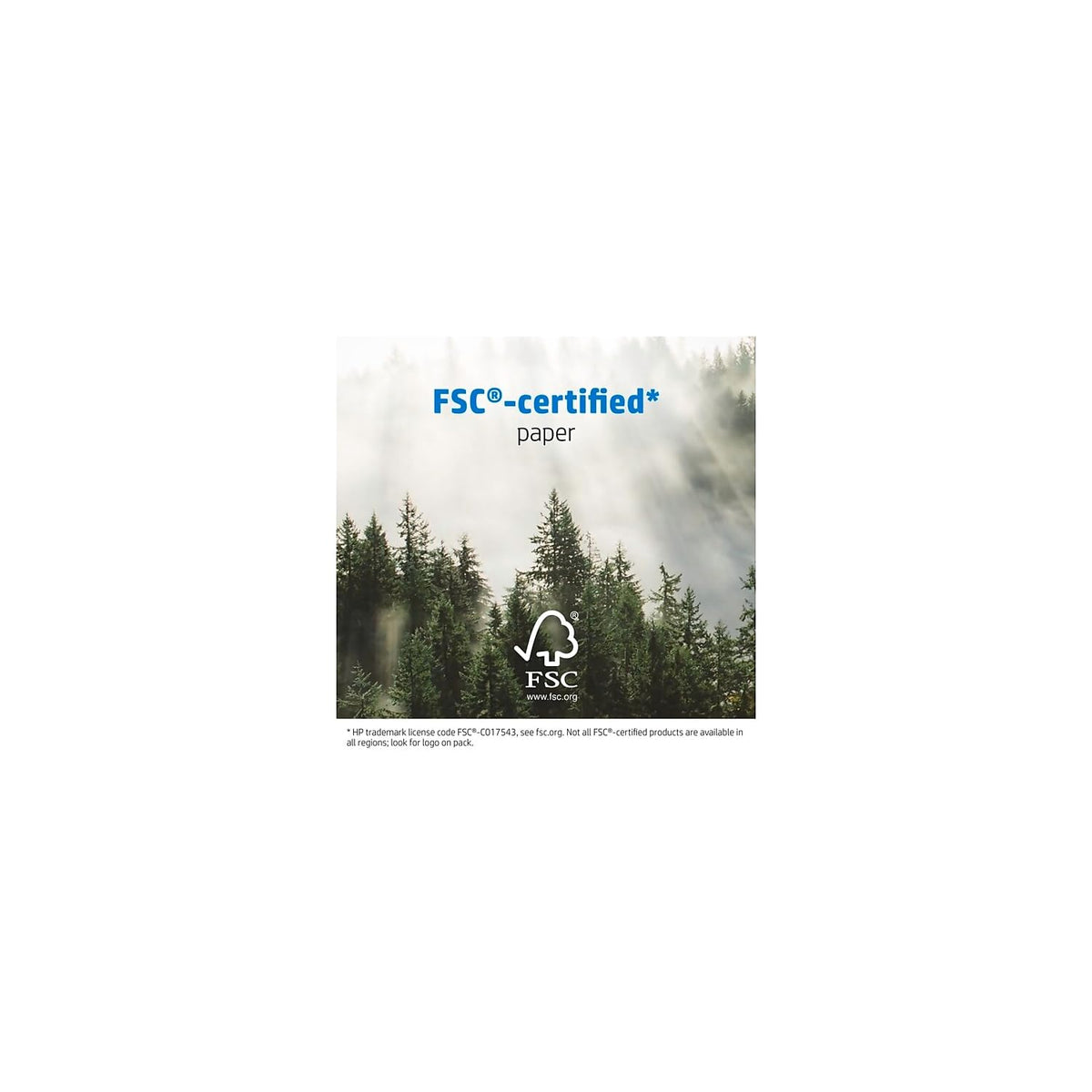 HP Print Copy Paper 6J777A, 8 x 10 in – view 7