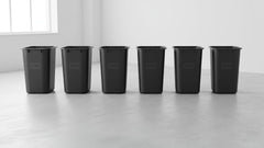 COASTWIDE Trash Can CW56428-6PK-VB, 3.5 Gal., 6 Count