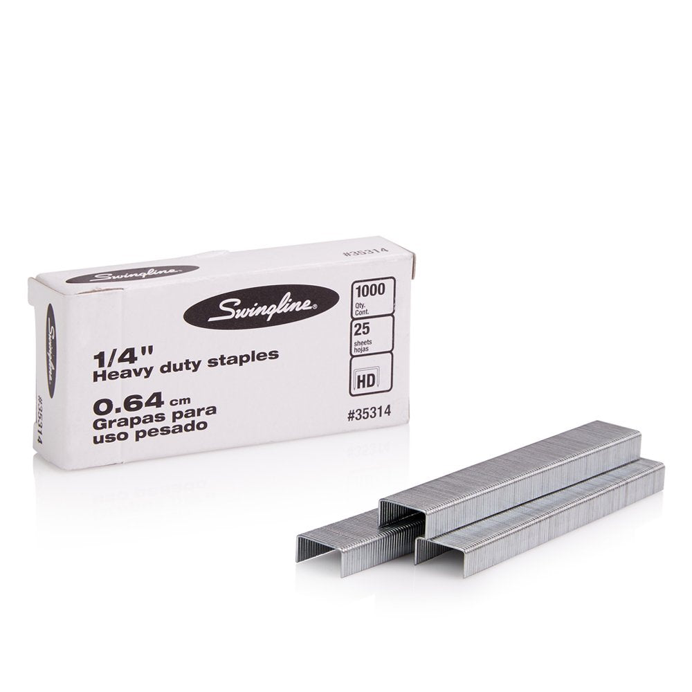 Rexel Hardware Staple SWI35314, 1/4" (25 Sheet), 1000 Count