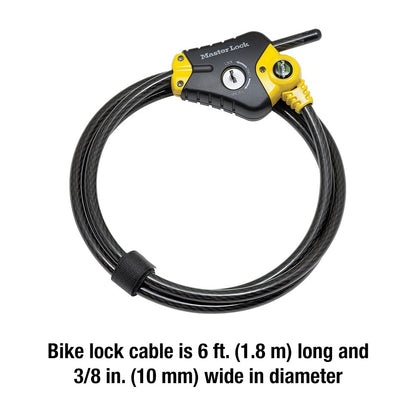 Master Lock 8413DPF, 6' x 3/8" diameter – view 6