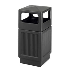 Safco Trash Can 9476BL, 38 Gallon Trash Can