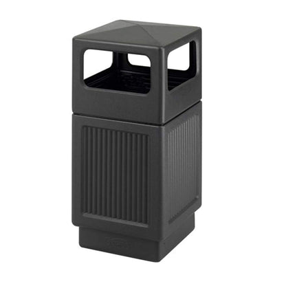 Safco Trash Can 9476BL, 38 Gallon Trash Can