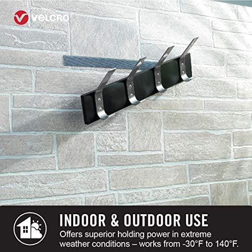 VELCRO Brand Hook Loop Fastener 91365, 10Ft x 1 In – view 3