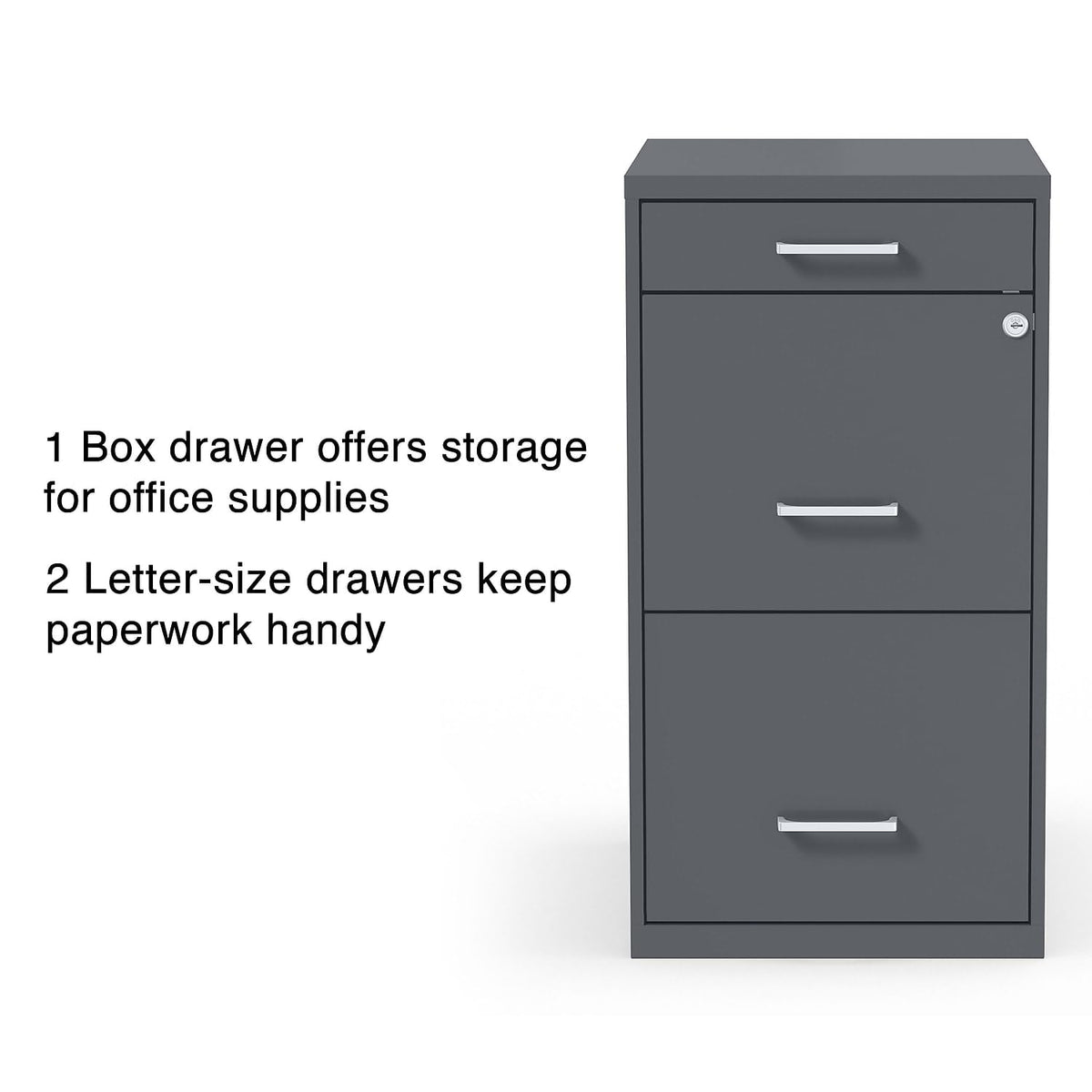 Staples Cabinet ST52154-CCVS, 26.8" H x 14.3" W x 18.9" D – view 2