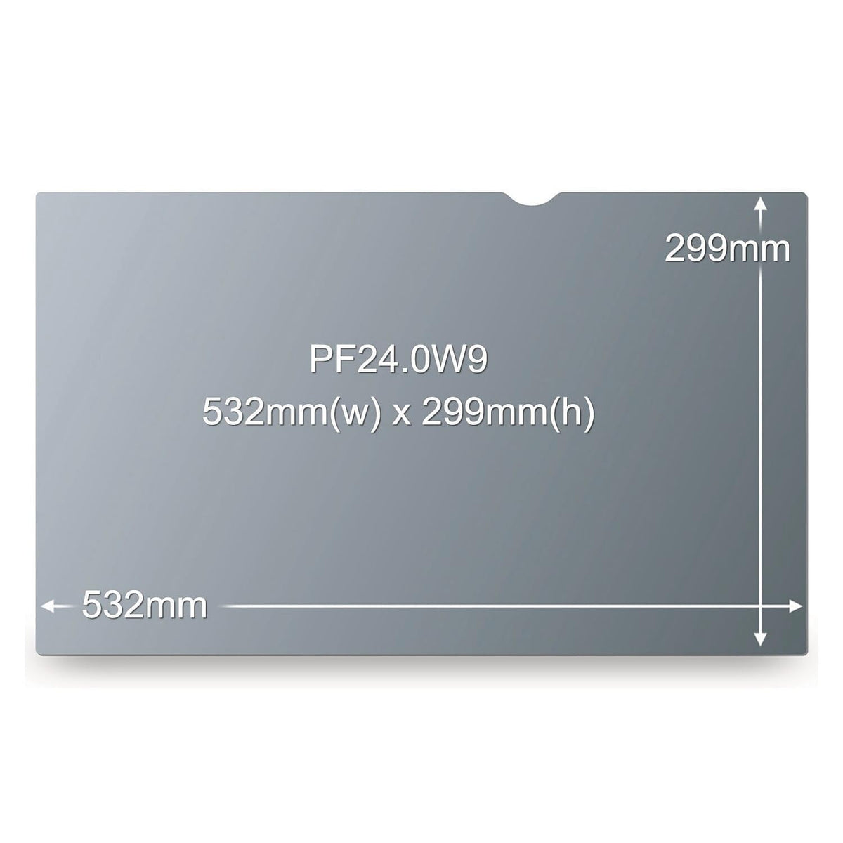 3M Screen Protector 98044054355, 24.0" Widescreen (16:9) – view 6