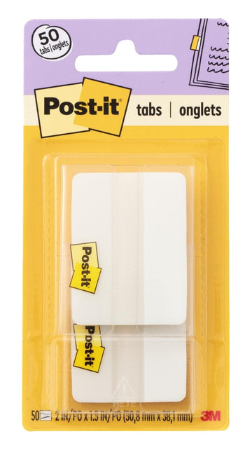 Post-it Self Stick Note 686F-50WH, 0.4" x 2.8"
