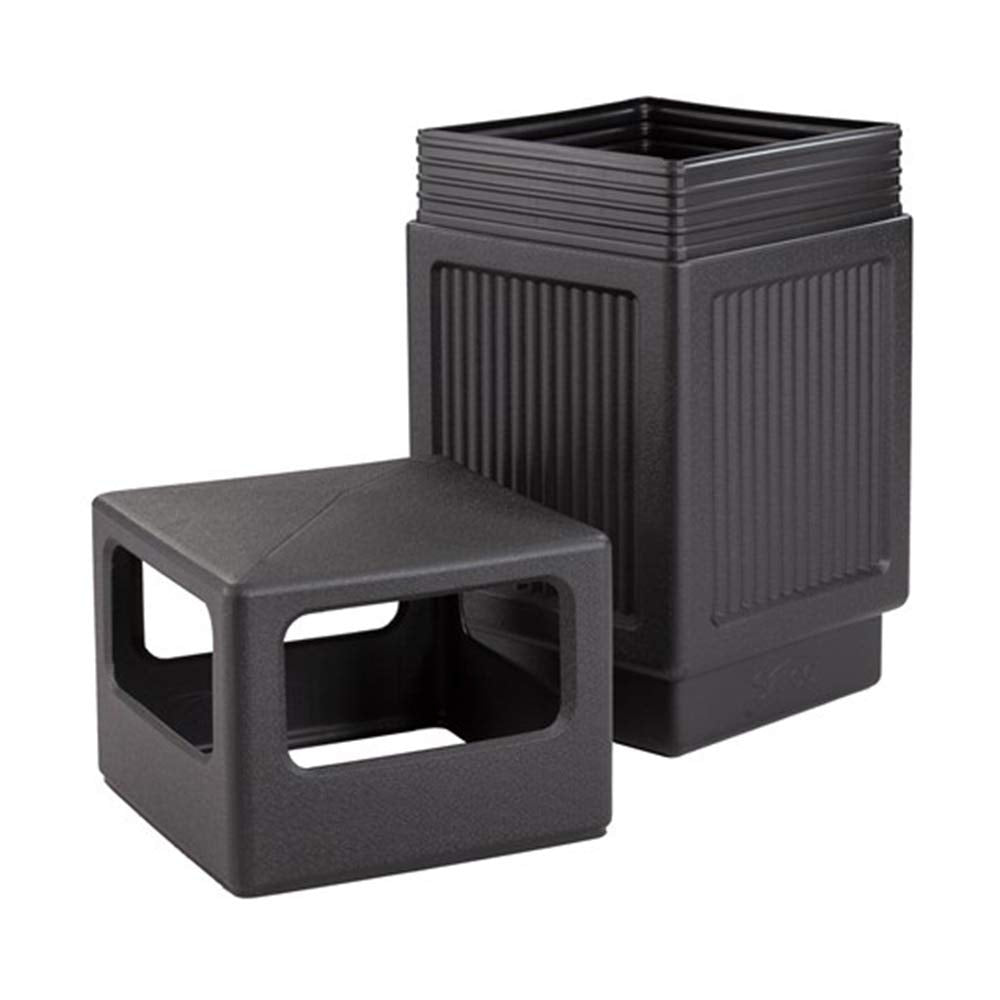 Safco Trash Can 9476BL, 38 Gallon Trash Can – view 9