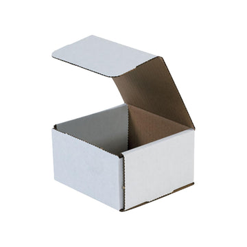 BOX USA Shipping Box M553, 5x5x3" 50-Pack White