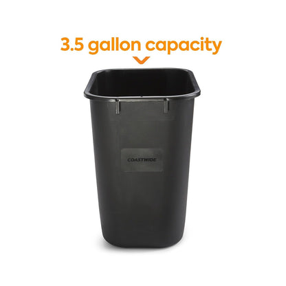 COASTWIDE Trash Can CW56428-6PK-VB, 3.5 Gal., 6 Count – view 3