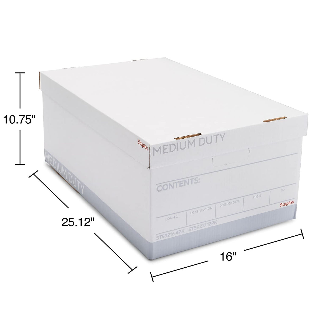 Staples Storage Box 2489703, 12 Pack – view 6