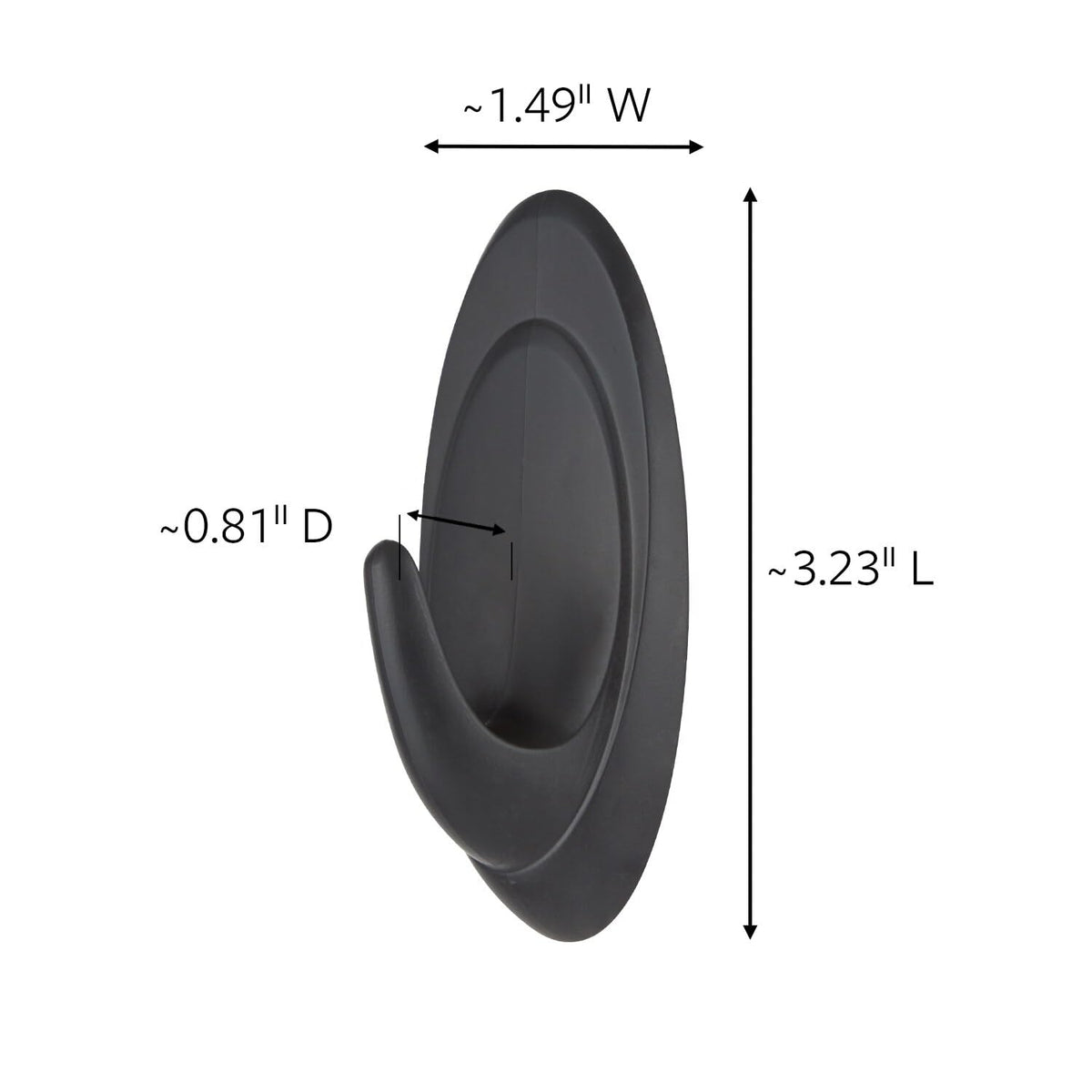 Command Storage Hook 17086S-AWESAZ, Medium, 2 Count – view 2