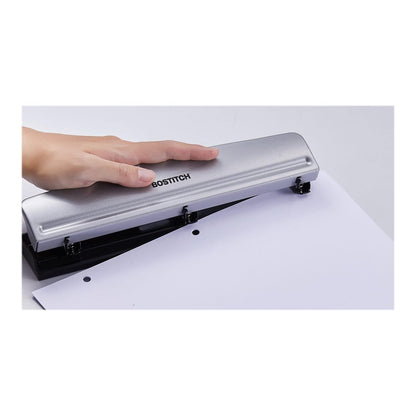 Bostitch Hole Punch HP12, 12 Sheet Silver – view 5