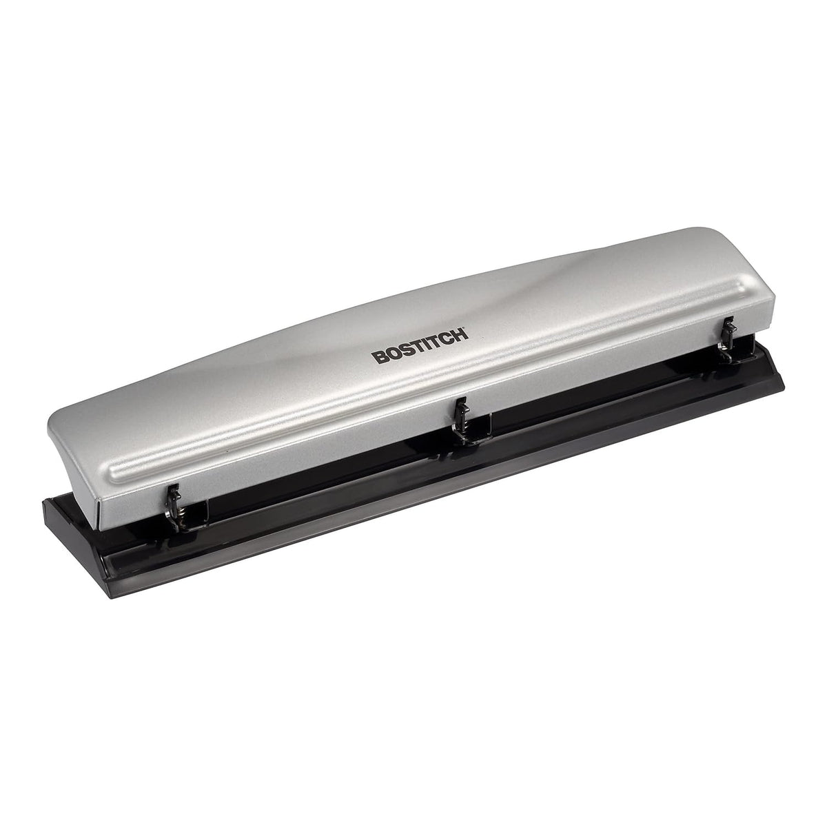 Bostitch Hole Punch HP12, 12 Sheet Silver