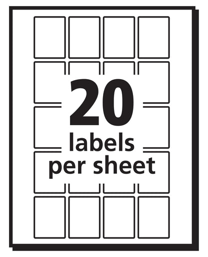 Avery Label 5428, 0.75 x 1 in, 1000 Count – view 4