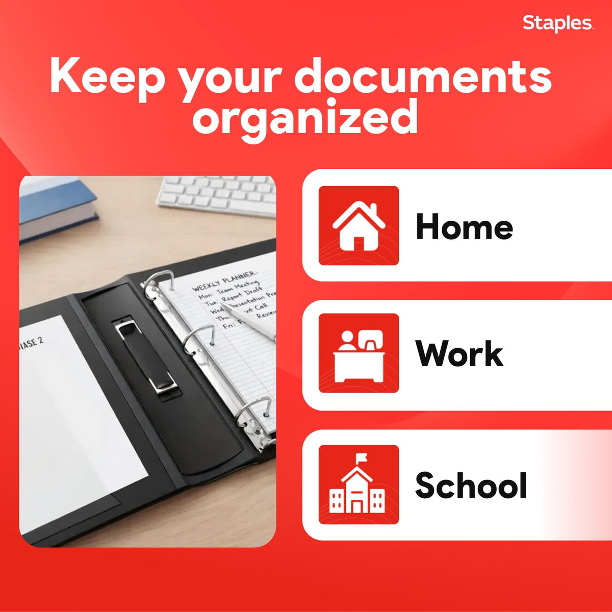 Staples Storage Binder ST55821-CC, 5-Inch – view 7