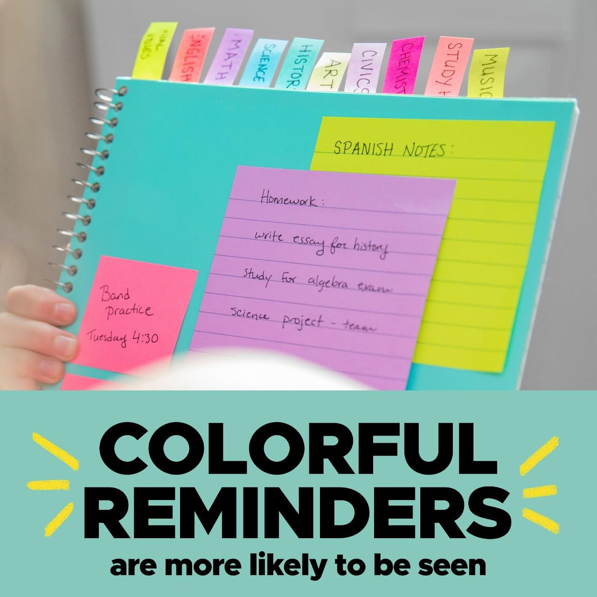 Post-it Self Stick Note 683-VAD1-1, 3.9" x 0.6" – view 9