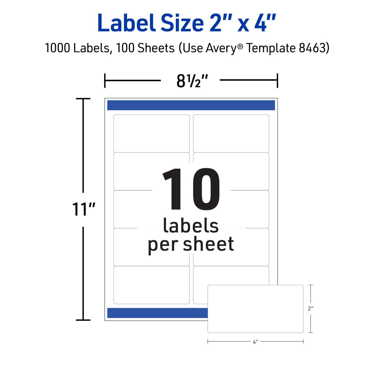 Avery Label 8463 – view 6