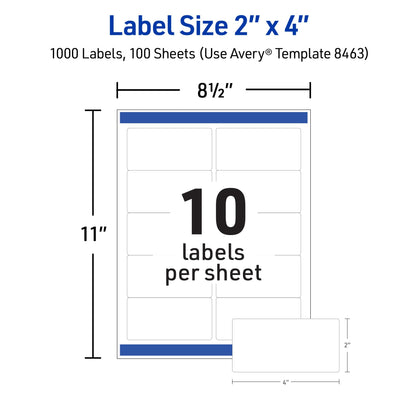 Avery Label 8463 – view 6