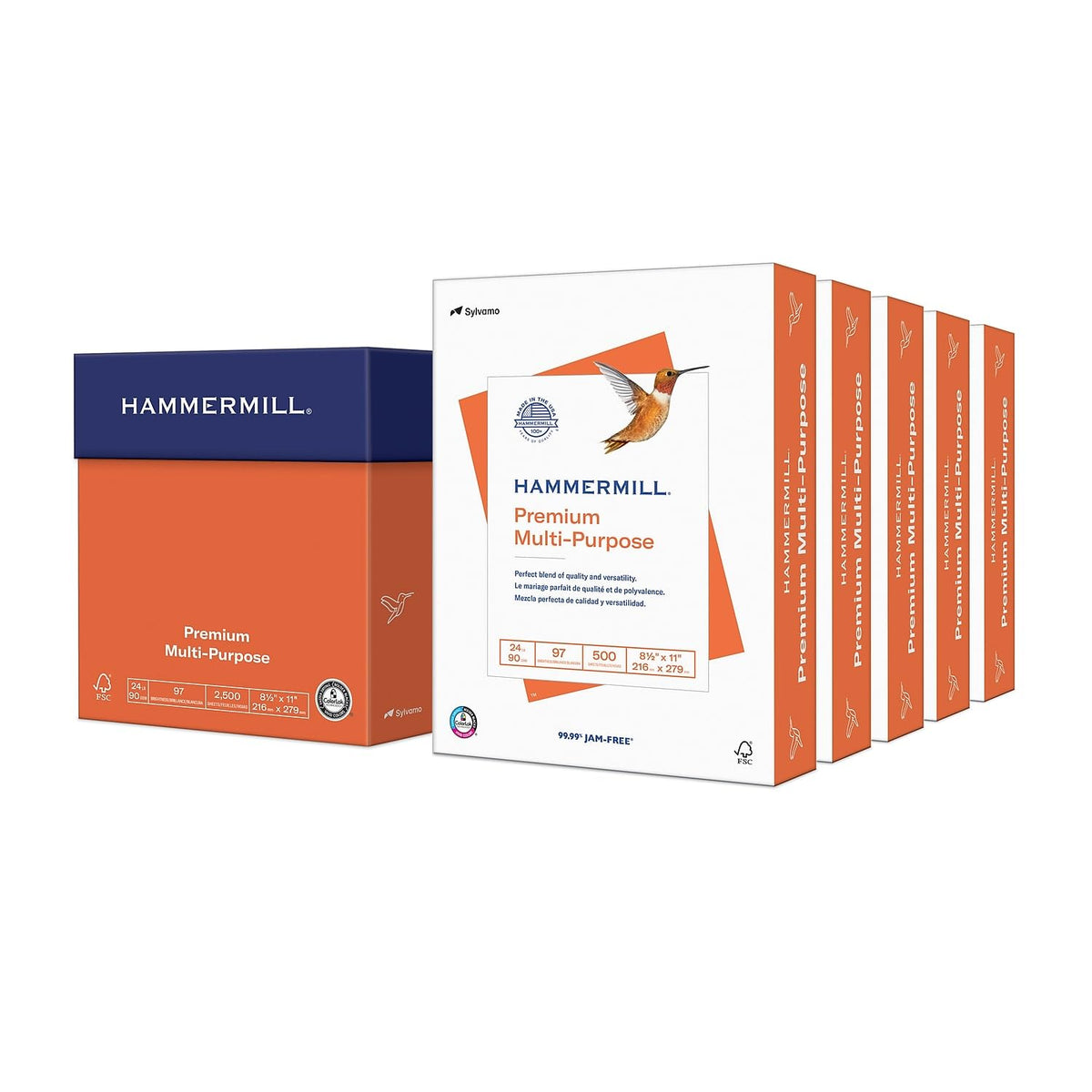 Hammermill Print Copy Paper 105810C, 5 Ream | 2500 Sheets