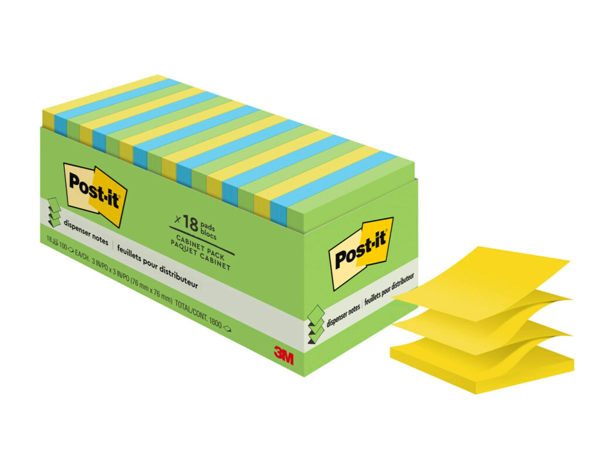 Post-it Self Stick Note MMMR33018AUCP, 18 Pads