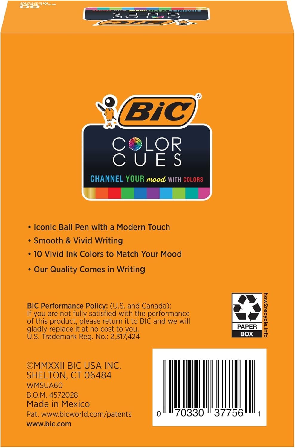 BIC Writing Instrument WMSUA60-AST, 1 Count (Pack of 60) – view 7