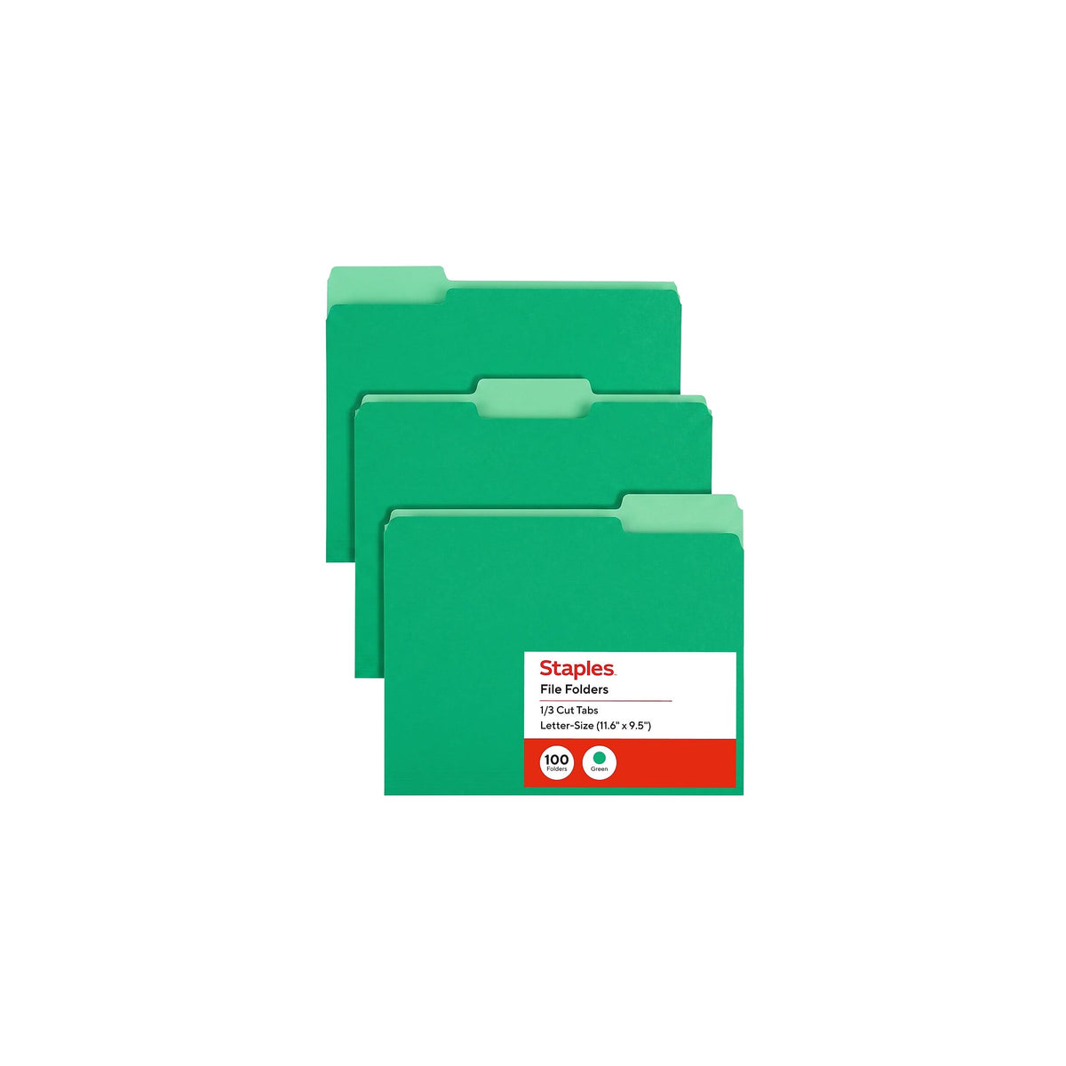 Staples File Folder 224543, 100 Pack