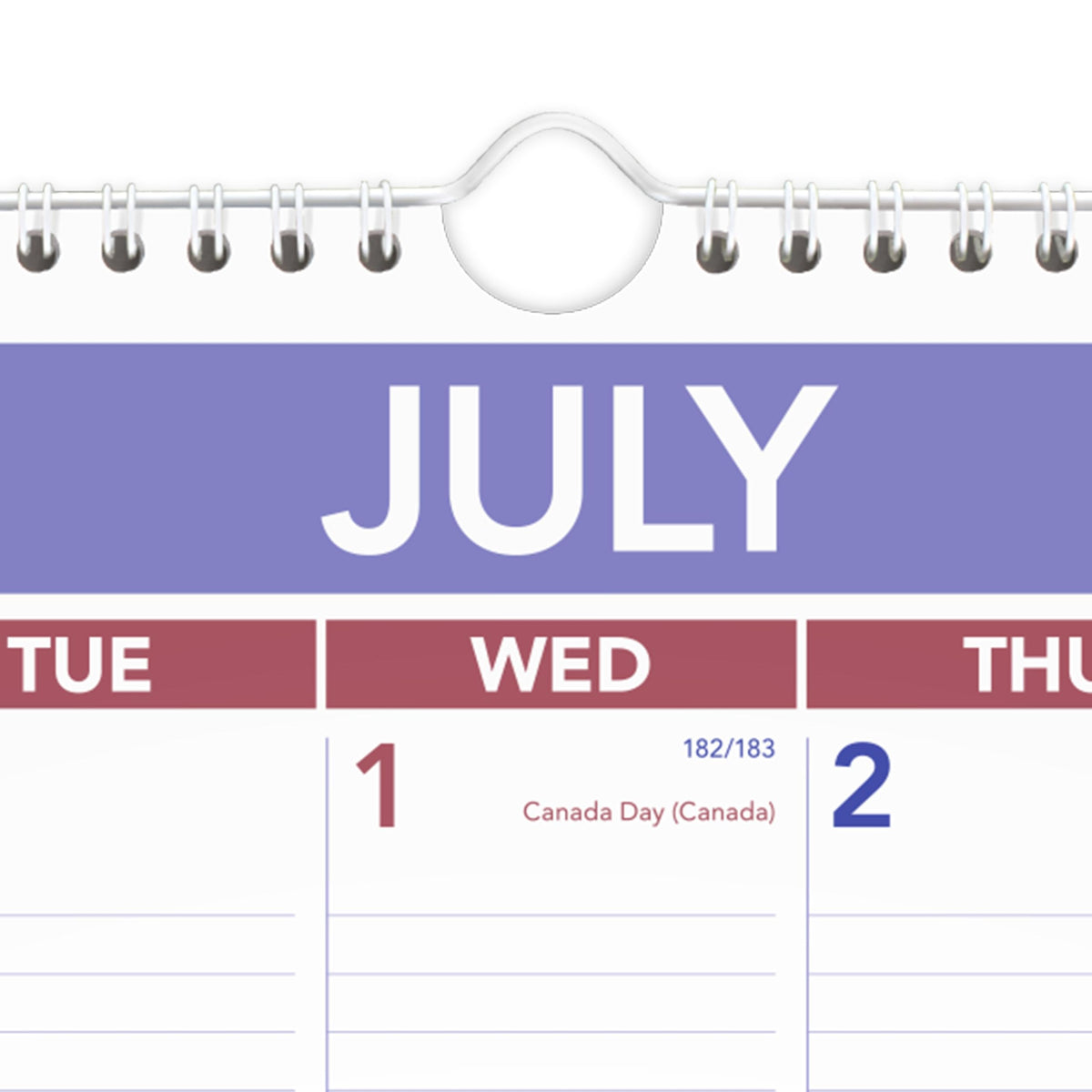 AT-A-GLANCE Calendar AY328, 15.5"W x 22-3/4"H – view 4
