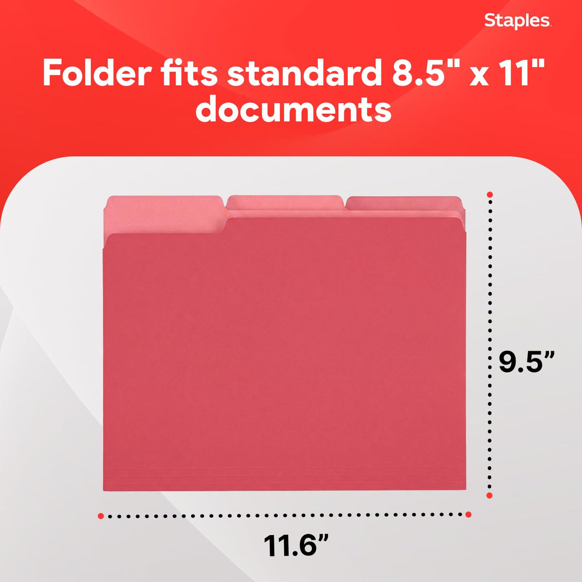 Staples File Folder 224519, 100 Pack – view 3