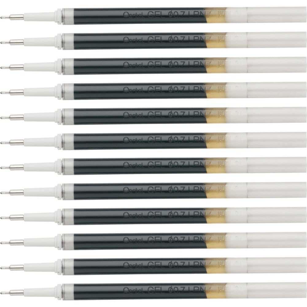 Pentel Pen Marker Ink Cartridge Refill LRN7-A, 12 Count