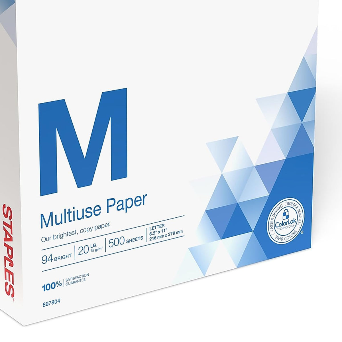 Staples Print Copy Paper 20471-US, 500 Sheets – view 4