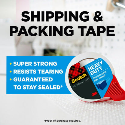 Scotch Adhesive Tapes 3850-4RD-6GC, 4 Rolls – view 2
