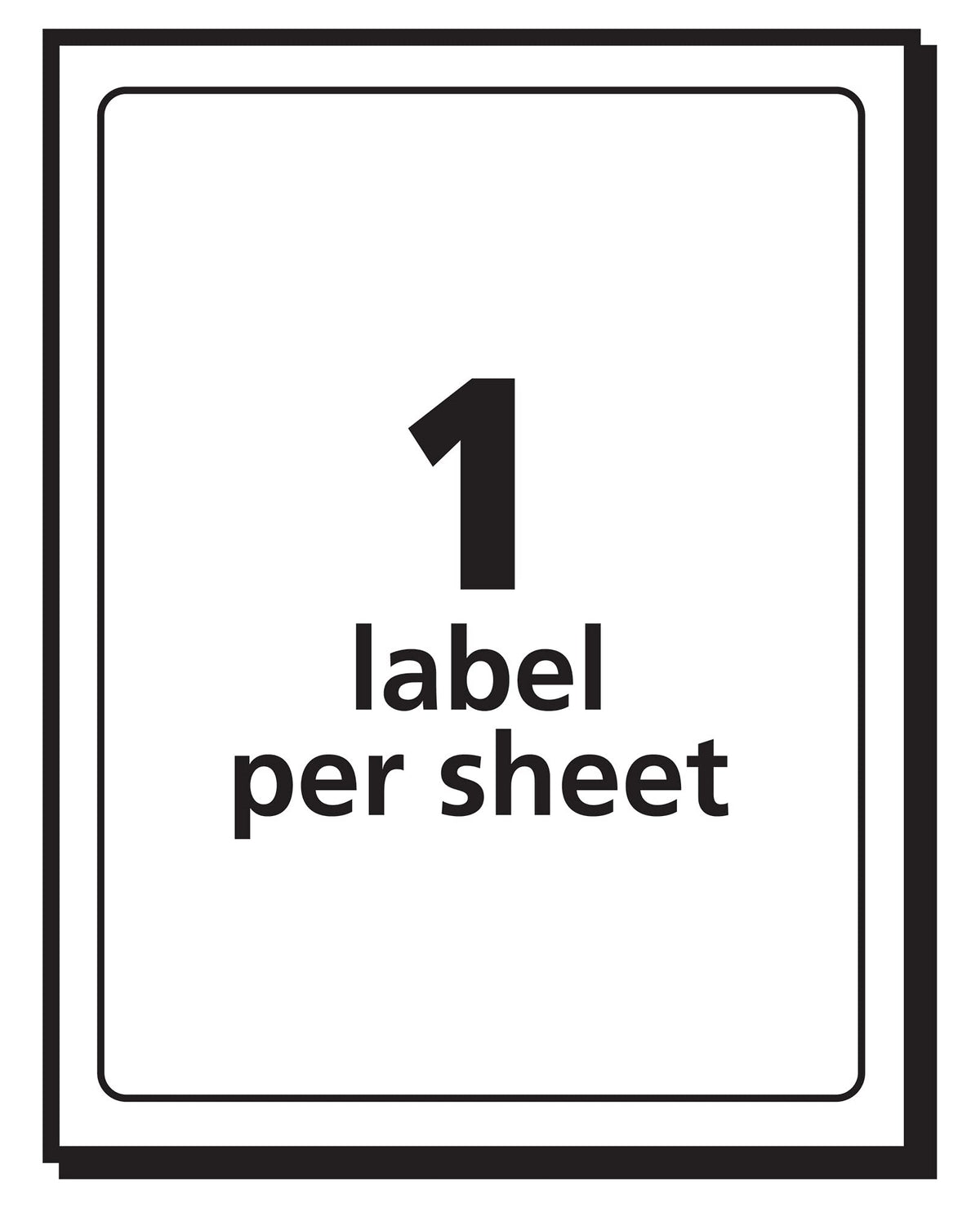 Avery Label 5450, 5" x 3", 40 Count – view 4