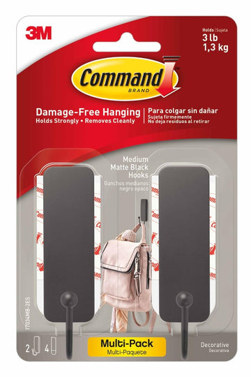 Command Storage Hook 17034MB-2ESAZ, Medium, 2 Count