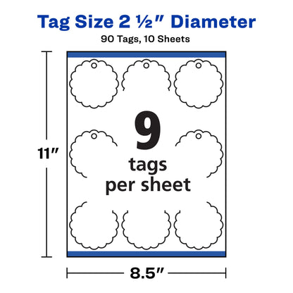 Avery Label 80511, 90 Tags – view 5