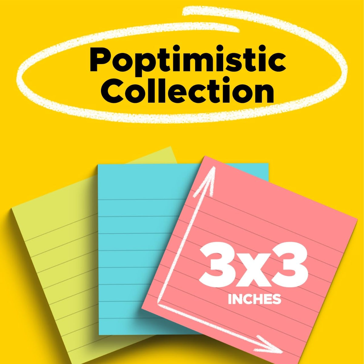 Post-it Self Stick Note 630-6AN, 3"x3", 24 Count – view 3