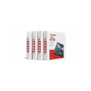 STAPLES Binder Divider 55409/26-4PK-VB, 1.5-Inch, 4 Count
