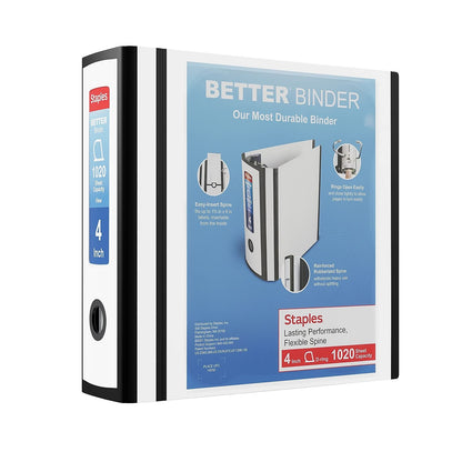 Staples Storage Binder ST55817-CC, 4-Inch