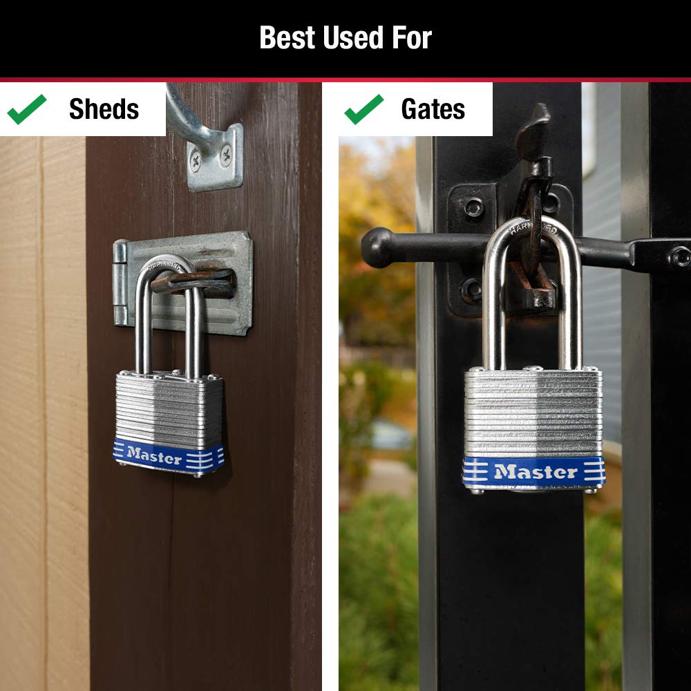 Master Lock 3DLF, 1-1/2" shackle – view 3