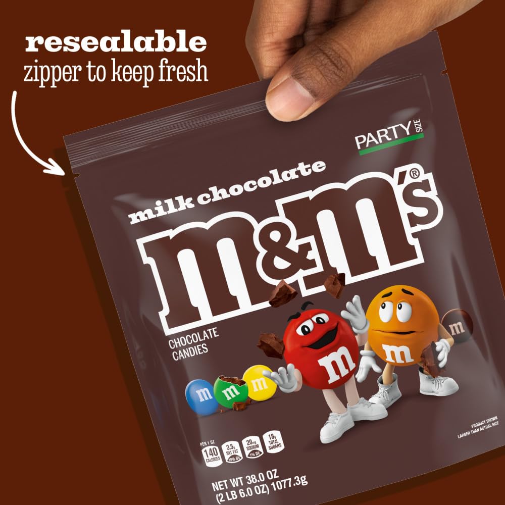 M&M's Chocolate Candy 55114, 38 Ounce – view 4