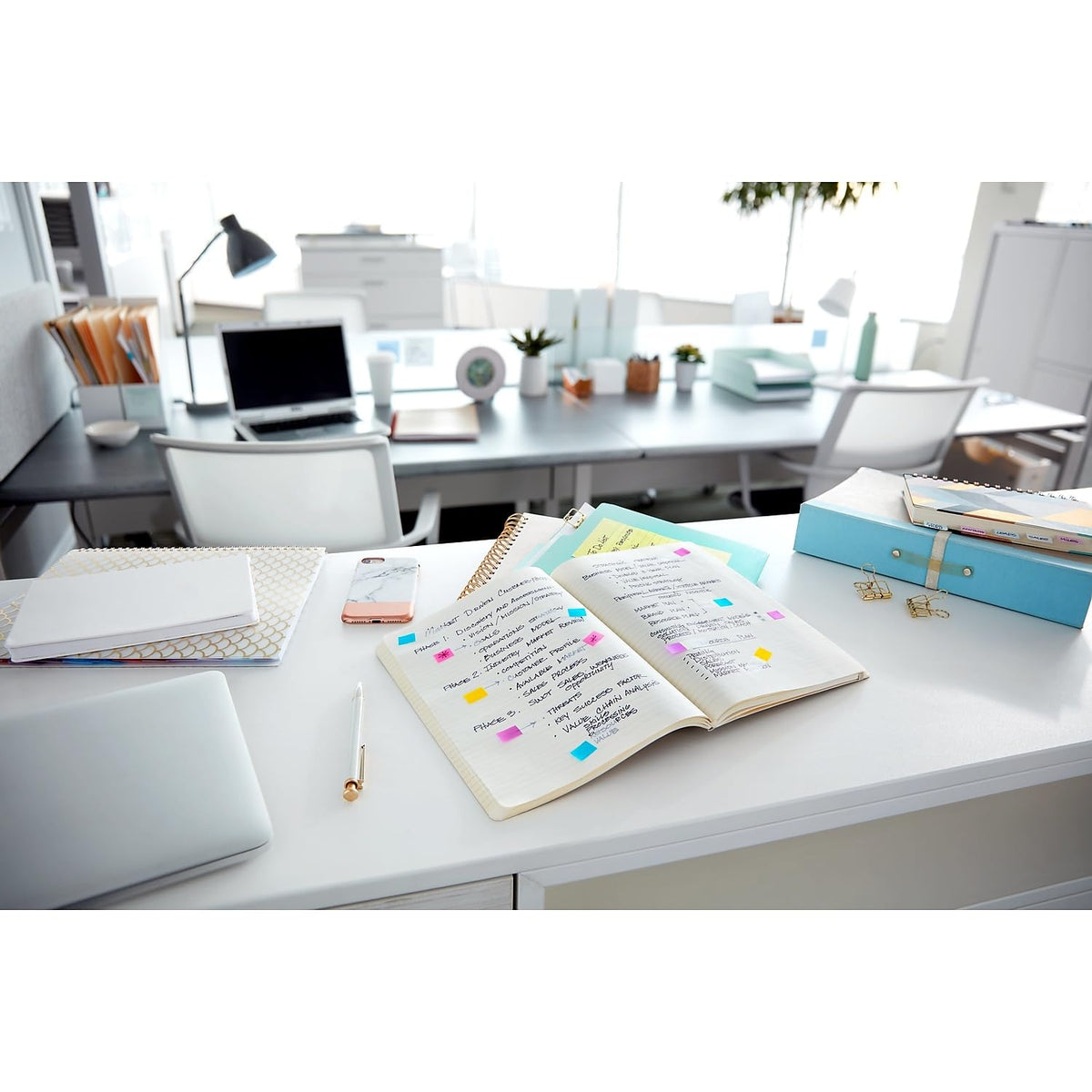 Post-it Self Stick Note 680-GN2, 0.3" x 2.7" – view 2