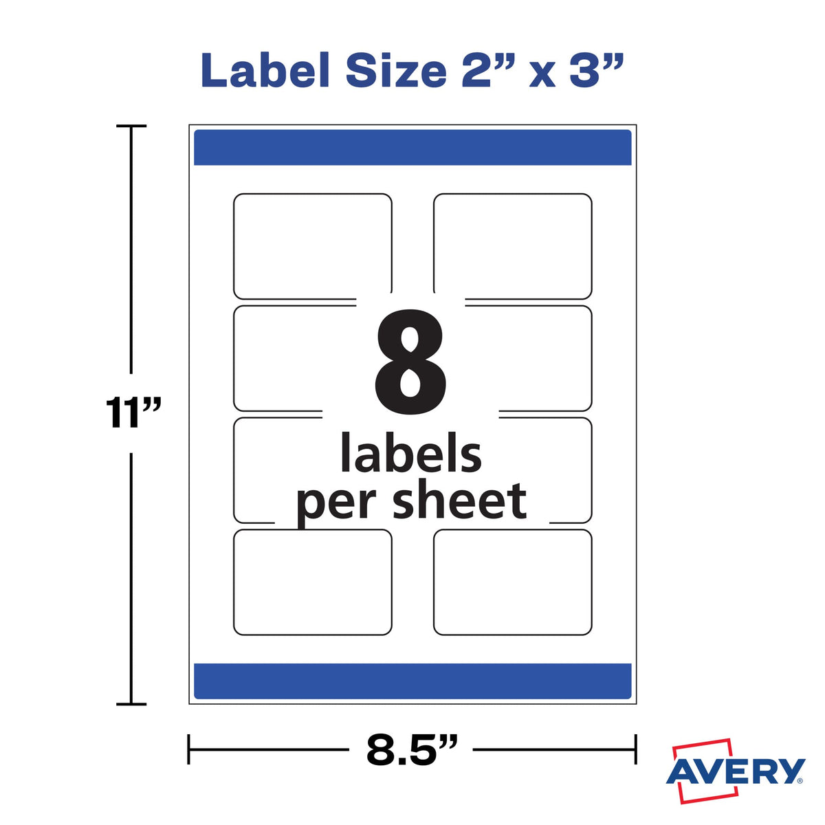 Avery Label 22822, 80 Count – view 7