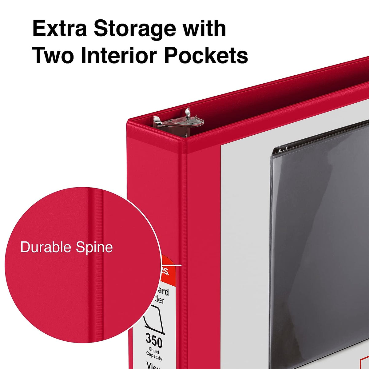 Staples Storage Binder ST58684-CC, 1.5-Inch – view 5