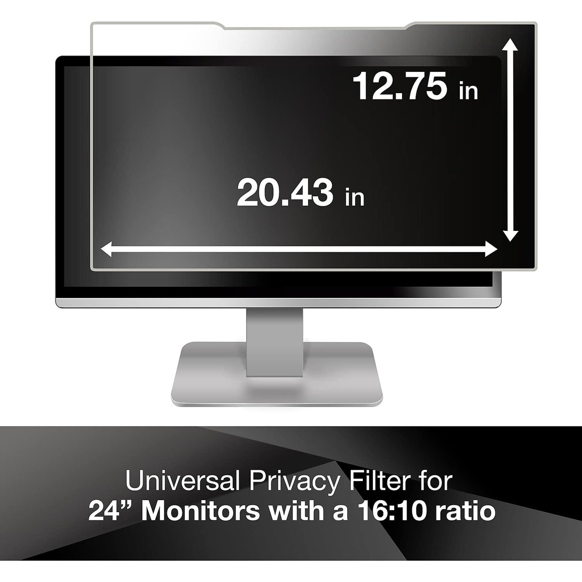 3M Screen Protector PF24.0W, 20 3/8 x 12 3/4 Inch – view 2