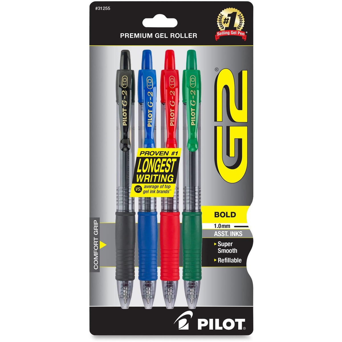 PILOT Writing Instrument 31255, 4 Count